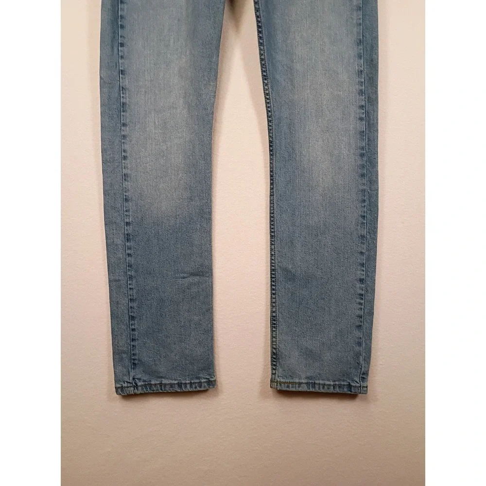 Classic Americana Levi's 513 Mens 29x32 Light Wash Slim Straight Stretch Jeans